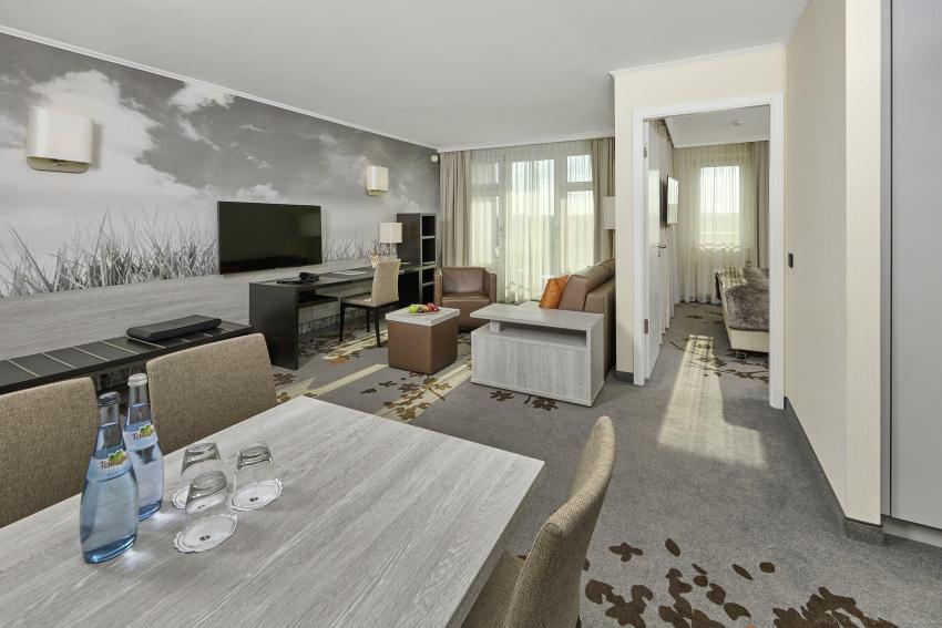 Wohnzimmer in der Suite