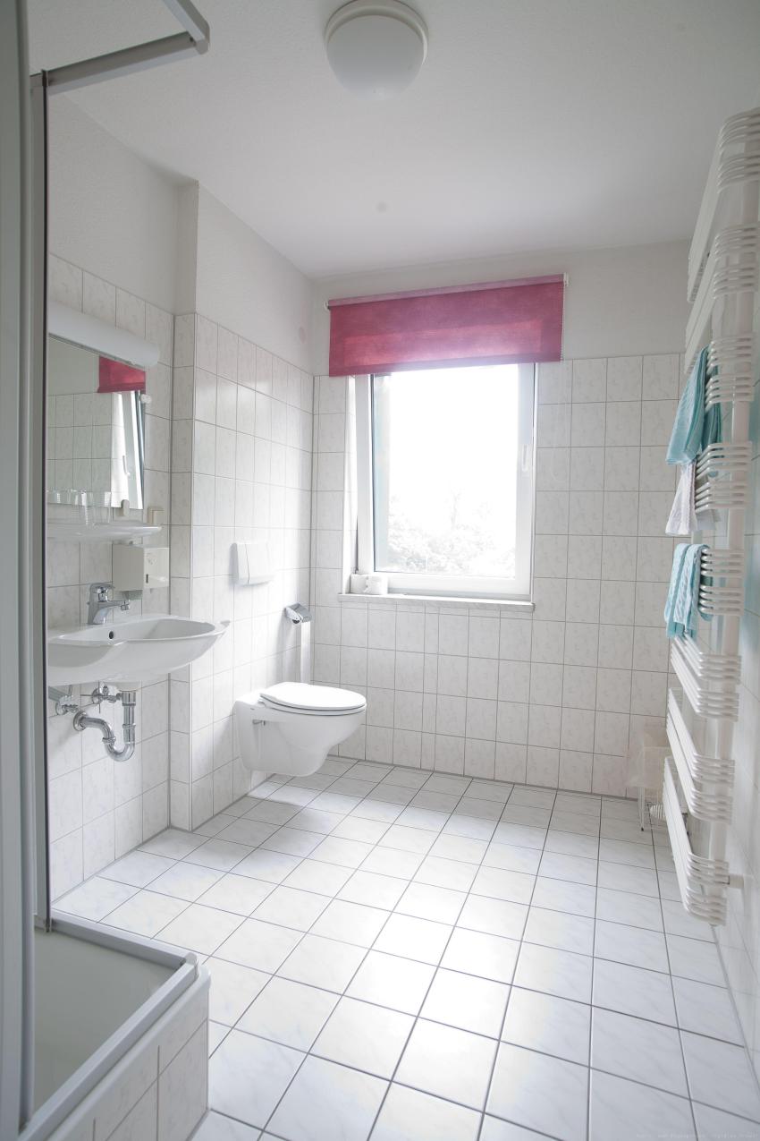 Badezimmer im Appartement