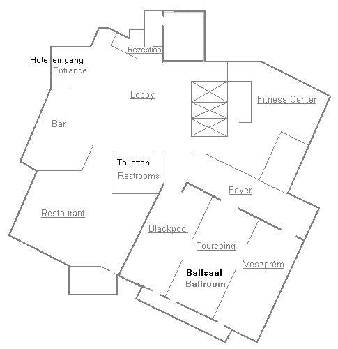 Grundriss Seminarbereich
