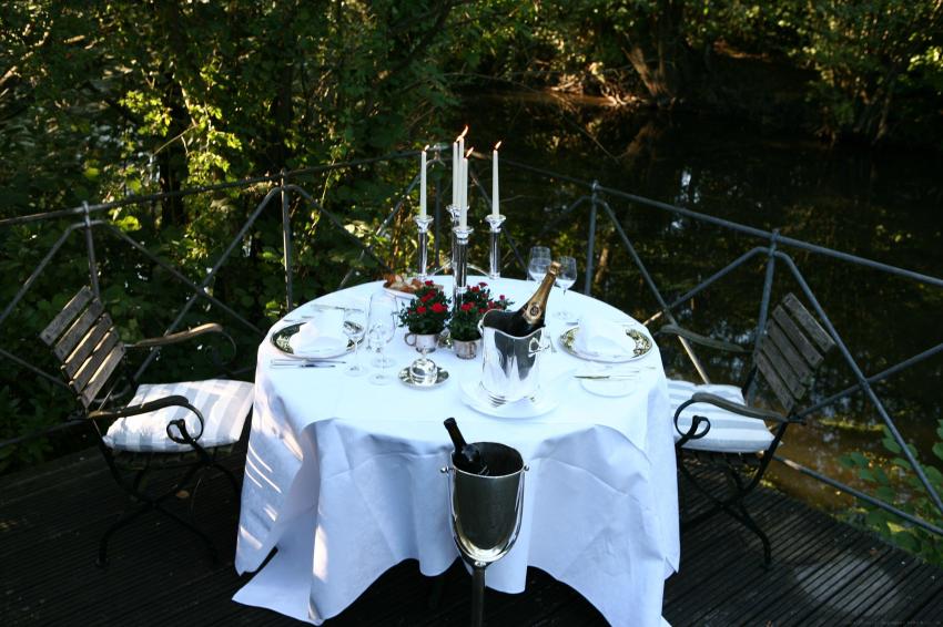 Terrasse Villa Türmchen