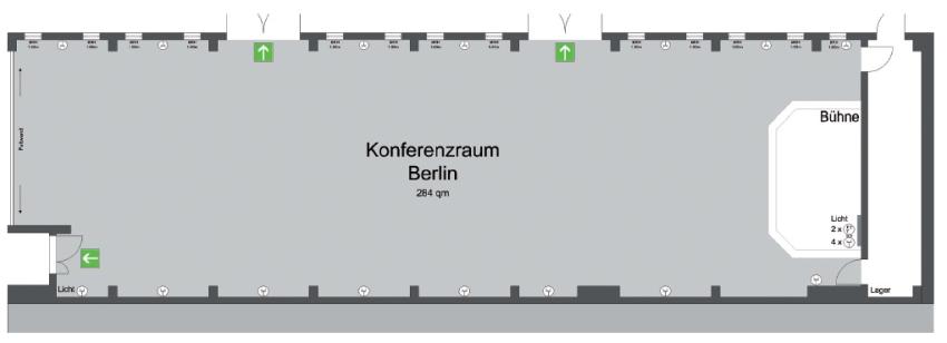 Grundriss Tagungsraum Berlin